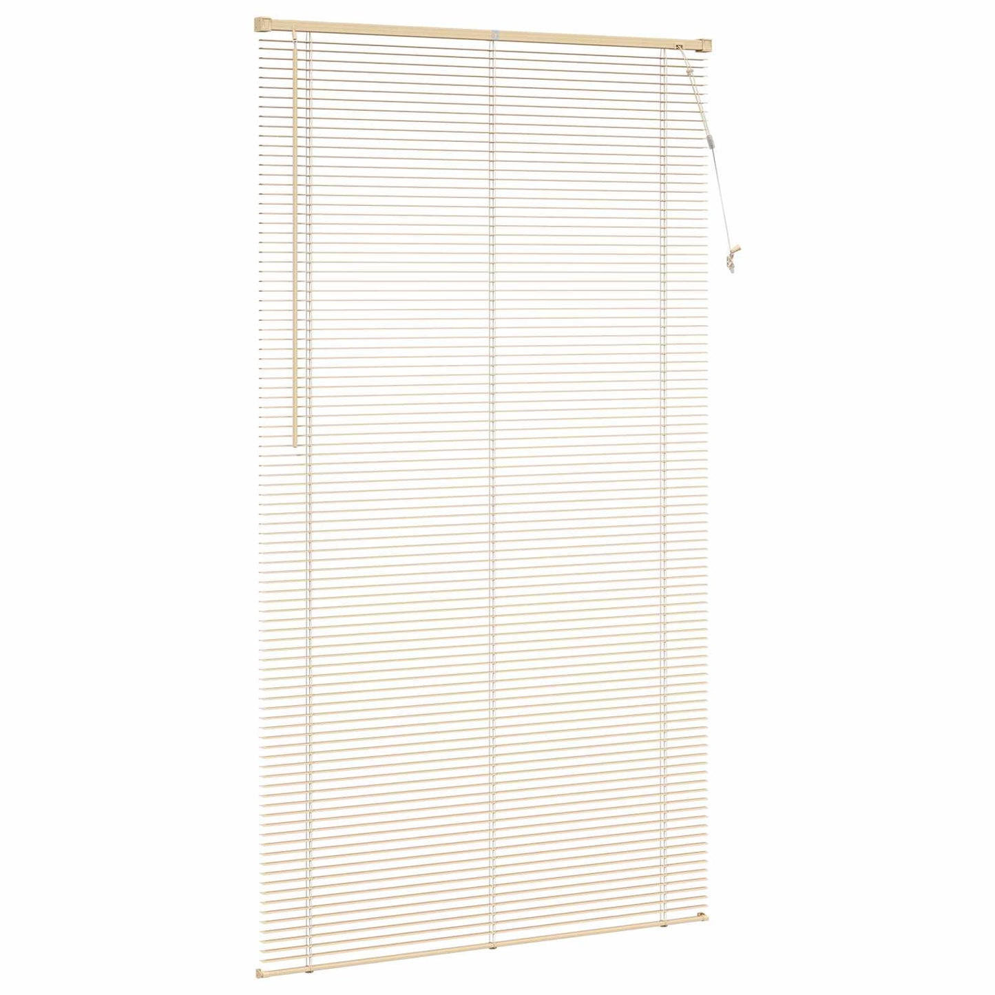 Persienner Lys Brun med Mønster 213 x 120 cm 25 mm PVC
