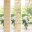 Persienner Lys Brun med Mønster 213 x 130 cm 25 mm PVC