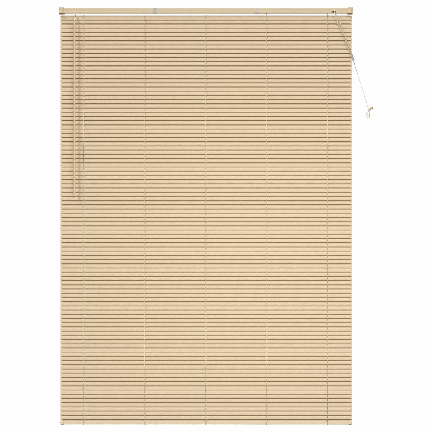 Persienner Lys Brun med Mønster 213 x 130 cm 25 mm PVC