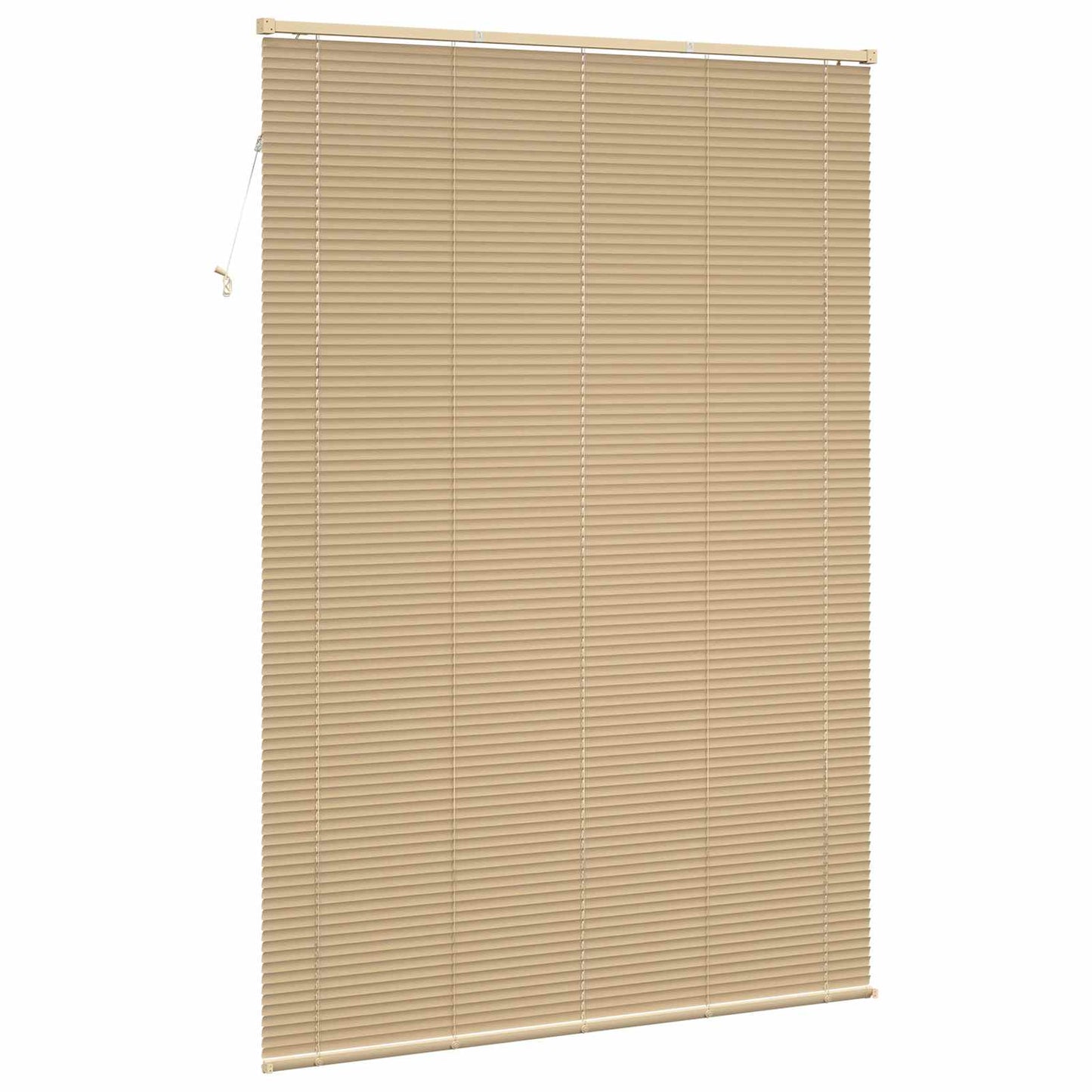 Persienner Lys Brun med Mønster 213 x 150 cm 25 mm PVC