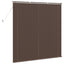 Persienner Mørk Brun med Mønster 150 x 130 cm 25 mm PVC