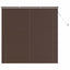 Persienner Mørk Brun 160 x 150 cm 25 mm PVC