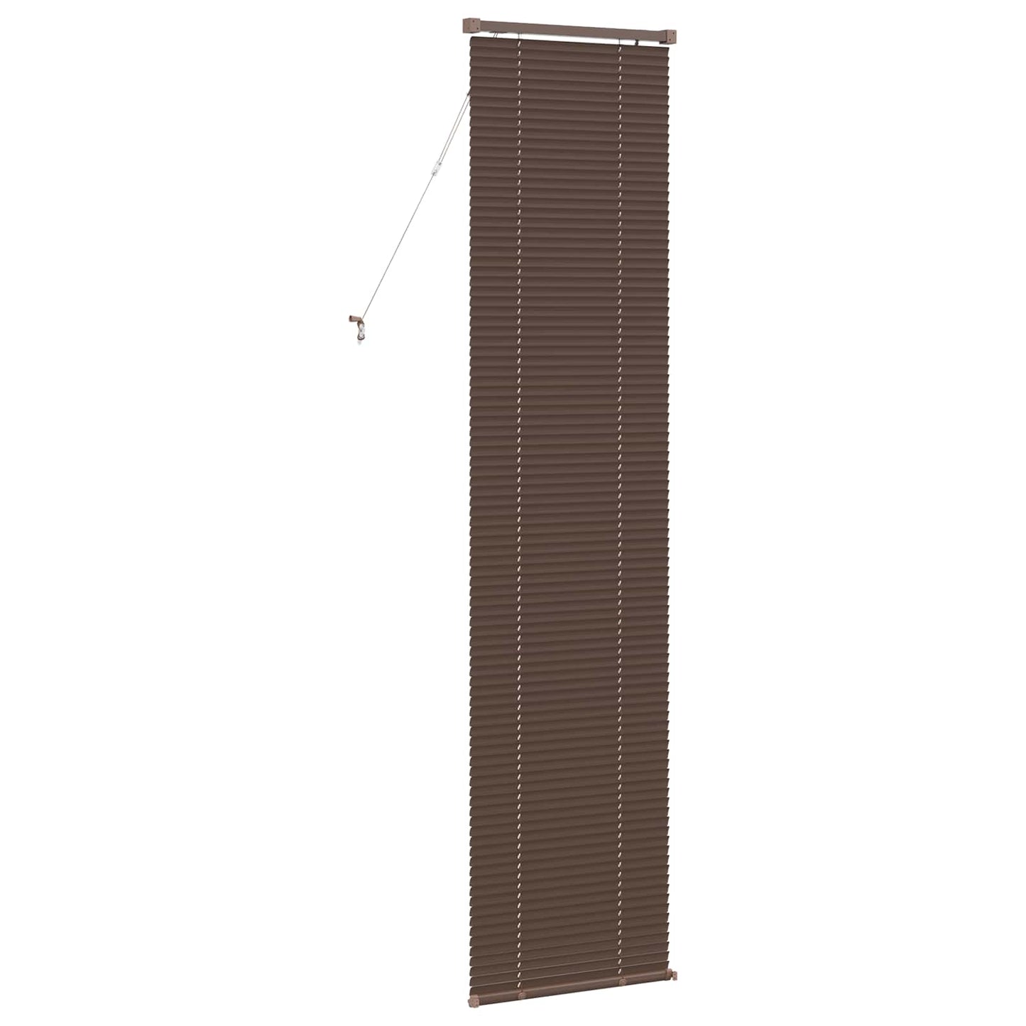 Persienner Mørk Brun med Mønster 213 x 40 cm 25 mm PVC