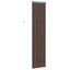 Persienner Mørk Brun med Mønster 213 x 50 cm 25 mm PVC