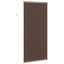 Persienner Mørk Brun med Mønster 213 x 100 cm 25 mm PVC