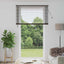 Persienner Mørk Brun med Mønster 213 x 160 cm 25 mm PVC