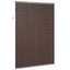Persienner Mørk Brun med Mønster 213 x 160 cm 25 mm PVC