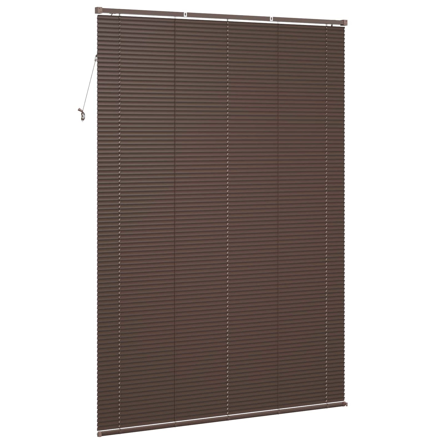 Persienner Mørk Brun med Mønster 213 x 160 cm 25 mm PVC