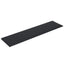 Væghovedgærde 12 pcs 60 x 15 cm Sort Stof