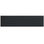 Væghovedgærde 12 pcs 60 x 15 cm Sort Stof