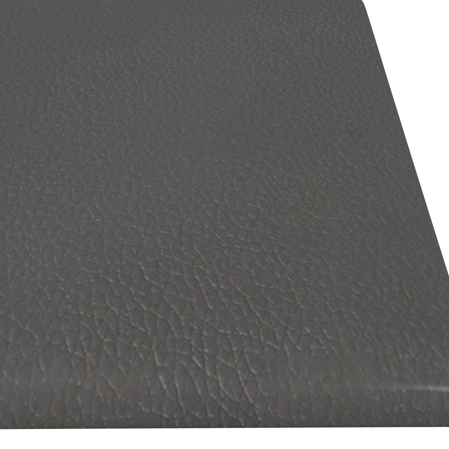 Væghovedgærde 12 pcs 60 x 15 cm Grå Stof