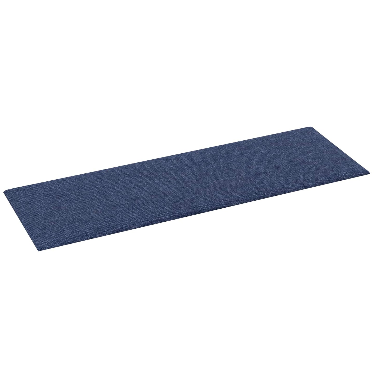 Væghovedgærde 12 pcs 90 x 30 cm Blå Stof