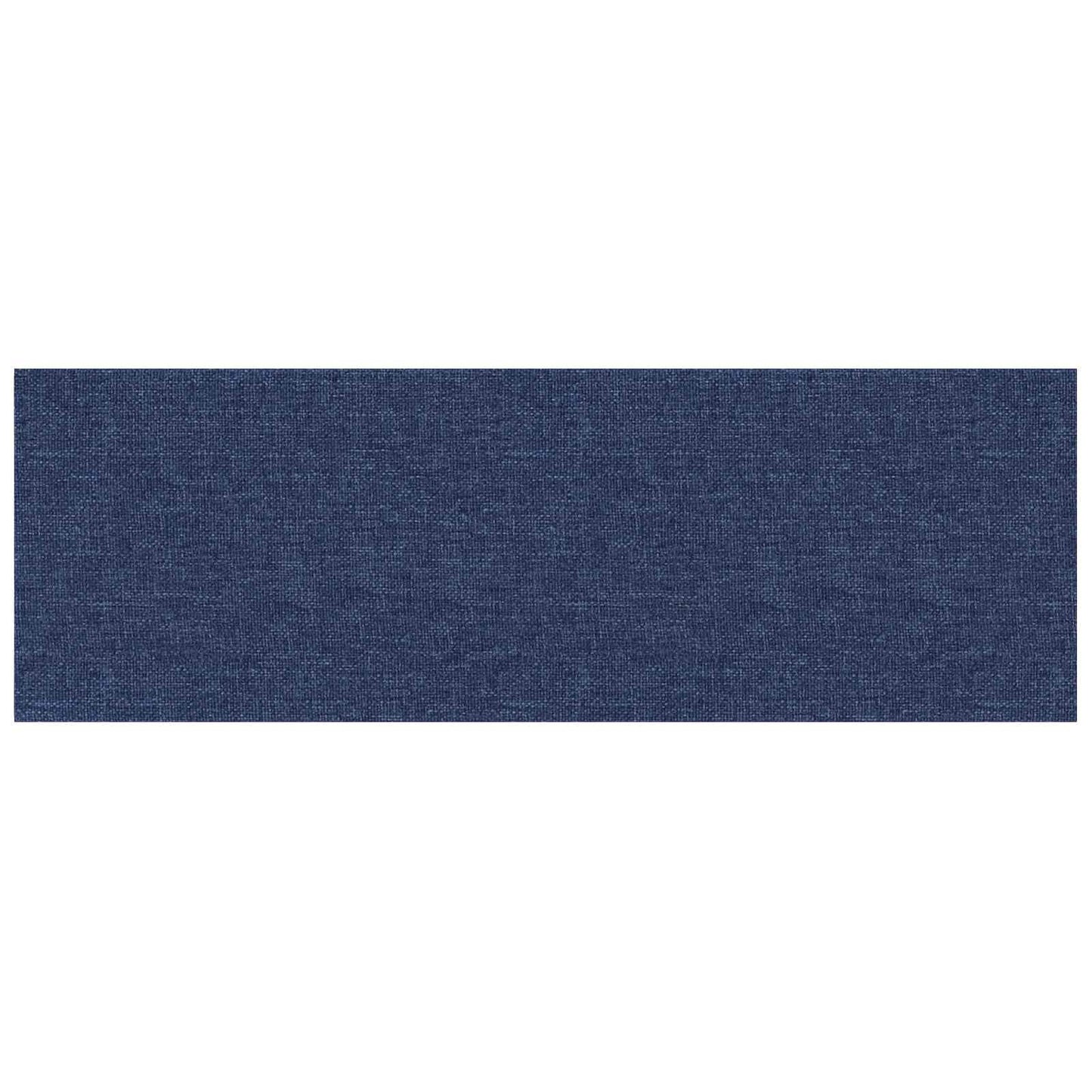 Væghovedgærde 12 pcs 90 x 30 cm Blå Stof