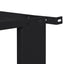 Vaskemaskine Pedestal 2 pcs Sort 127 x 54,5 x 32,5 cm Stål