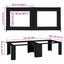 Vaskemaskine Pedestal 2 pcs Sort 127 x 54,5 x 32,5 cm Stål