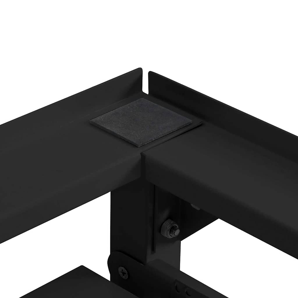 Vaskemaskine Pedestal 2 pcs Sort 120 x 56 x 52 cm Stål
