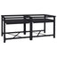 Vaskemaskine Pedestal 2 pcs Sort 120 x 56 x 52 cm Stål
