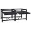 Vaskemaskine Pedestal 2 pcs Sort 120 x 56 x 52 cm Stål