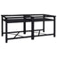 Vaskemaskine Pedestal 2 pcs Sort 120 x 56 x 52 cm Stål