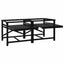 Vaskemaskine Pedestal 2 pcs Sort 120 x 56 x 52 cm Stål