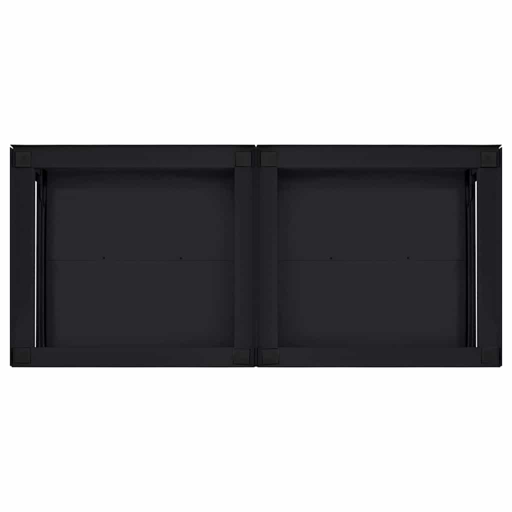 Vaskemaskine Pedestal 2 pcs Sort 120 x 56 x 52 cm Stål