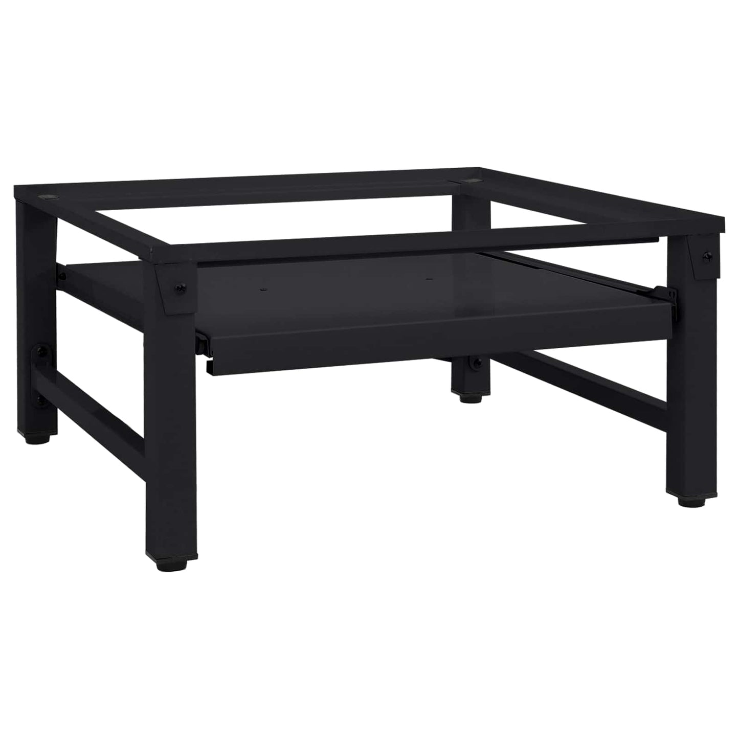 Vaskemaskine Pedestal Sort 62 x 60,5 x 32,5 cm Stål