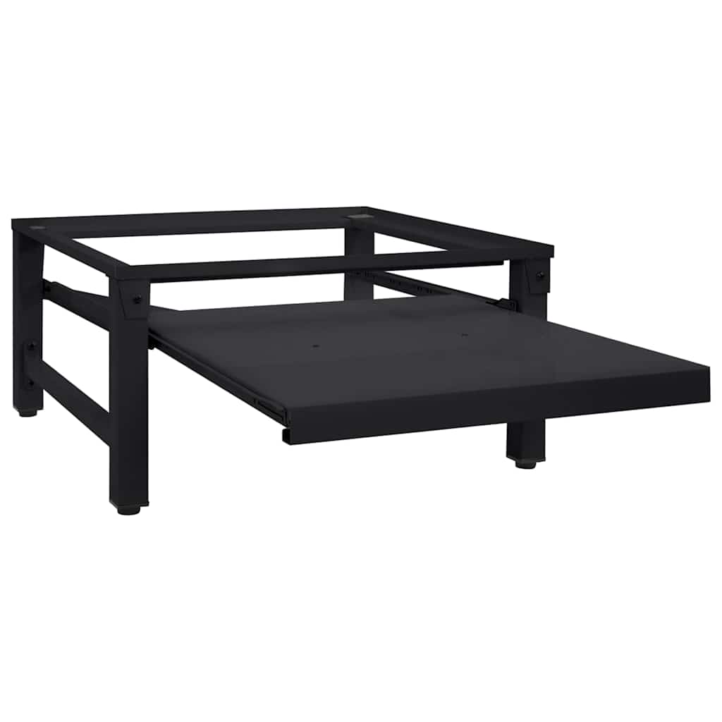 Vaskemaskine Pedestal Sort 62 x 60,5 x 32,5 cm Stål