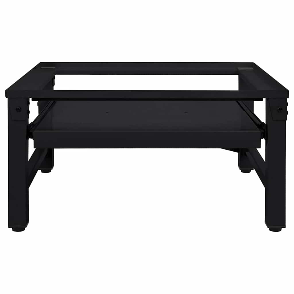 Vaskemaskine Pedestal Sort 62 x 60,5 x 32,5 cm Stål