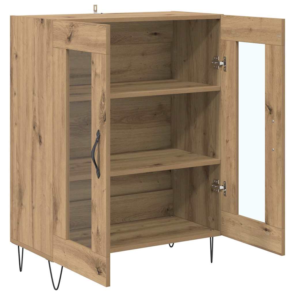 Sideboard Artisan Egetræ 69,5 x 34 x 90 cm Konstrueret træ
