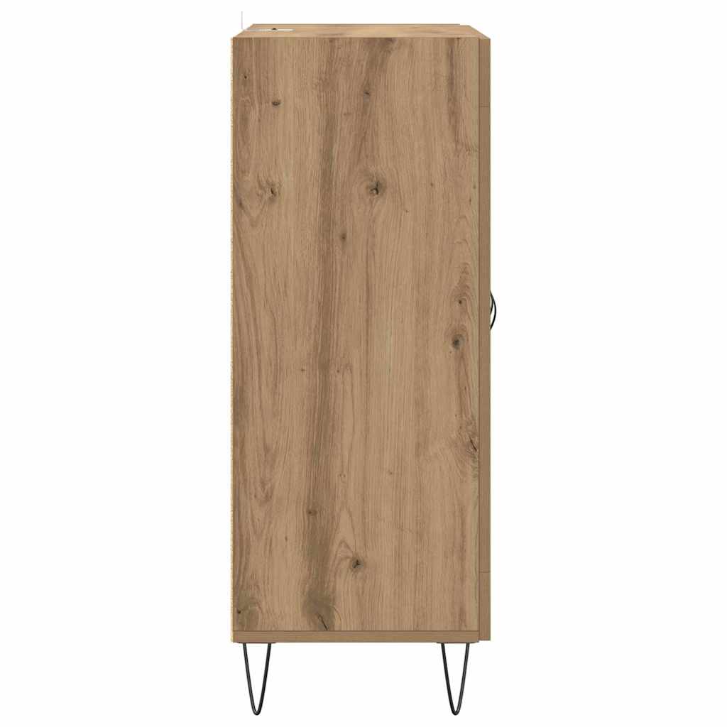 Sideboard Artisan Egetræ 69,5 x 34 x 90 cm Konstrueret træ