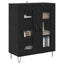 Sideboard Sort eg 69,5 x 34 x 90 cm Konstrueret træ