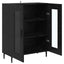 Sideboard Sort eg 69,5 x 34 x 90 cm Konstrueret træ