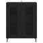 Sideboard Sort eg 69,5 x 34 x 90 cm Konstrueret træ