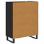 Sideboard Sort eg 69,5 x 34 x 90 cm Konstrueret træ