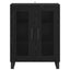 Sideboard Sort eg 69,5 x 34 x 90 cm Konstrueret træ