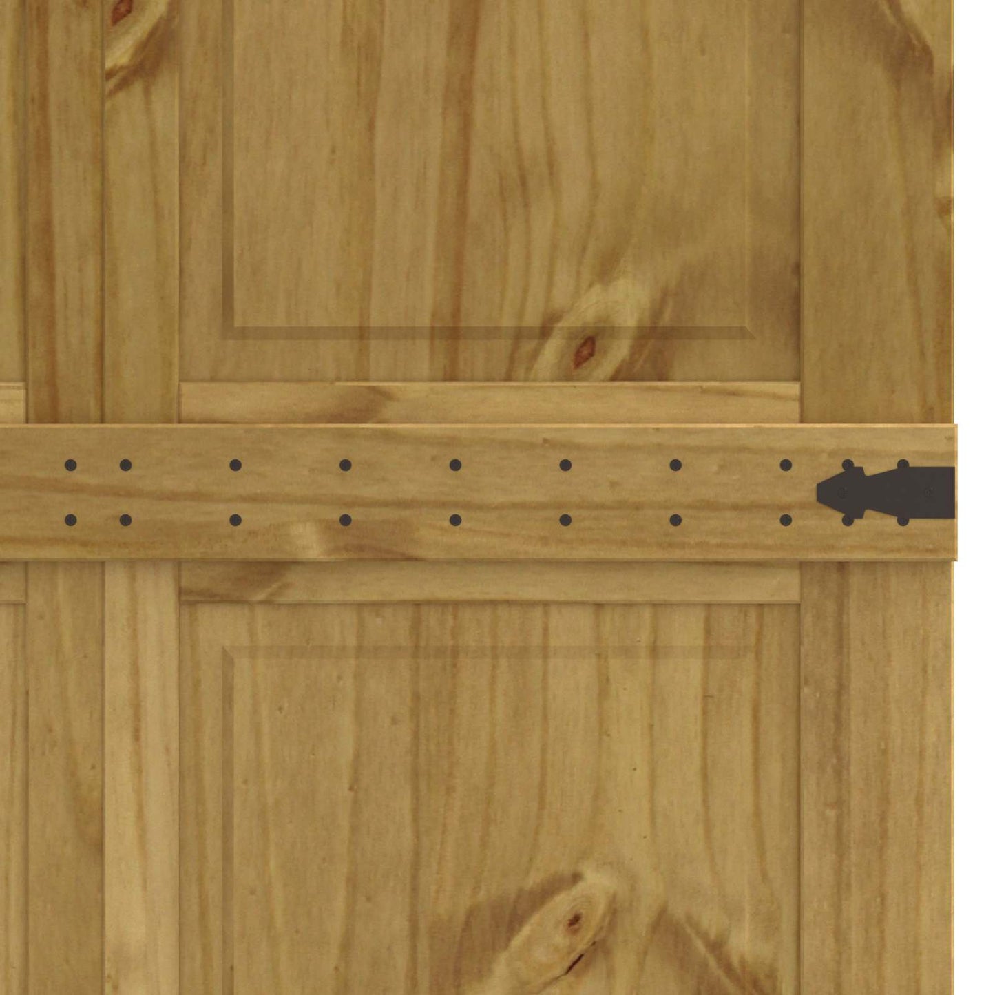Ladedør Corona HonningBrun 100 x 210 cm Massivt fyrretræ