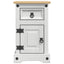 Sengebord Corona Hvid 35 x 32,5 x 58 cm Massiv fyrretræ