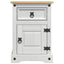 Sengebord Corona Hvid 45 x 35 x 64 cm Massiv fyrretræ