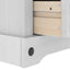 Sengebord Corona Hvid 45 x 35 x 64 cm Massiv fyrretræ