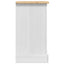 Sengebord Corona Hvid 45 x 35 x 64 cm Massiv fyrretræ