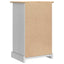 Sengebord Corona Hvid 53 x 39 x 84 cm Massiv fyrretræ
