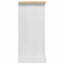 Sengebord Corona Hvid 53 x 39 x 84 cm Massiv fyrretræ