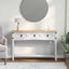 Endebord Corona Hvid 114 x 34,5 x 73 cm Massiv fyrretræ