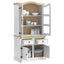 Sideboard Corona Hvid 100 x 48,5 x 179 cm Massiv fyrretræ