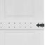 Ladedør CORONA 80 x 210 cm Massivt fyrretræ Hvid