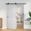 Ladedør CORONA 80 x 210 cm Massivt fyrretræ Hvid