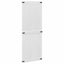Ladedør CORONA 80 x 210 cm Massivt fyrretræ Hvid