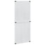 Ladedør CORONA 90 x 210 cm Massivt fyrretræ Hvid