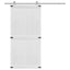 Ladedør Corona Hvid 100 x 210 cm Massivt fyrretræ