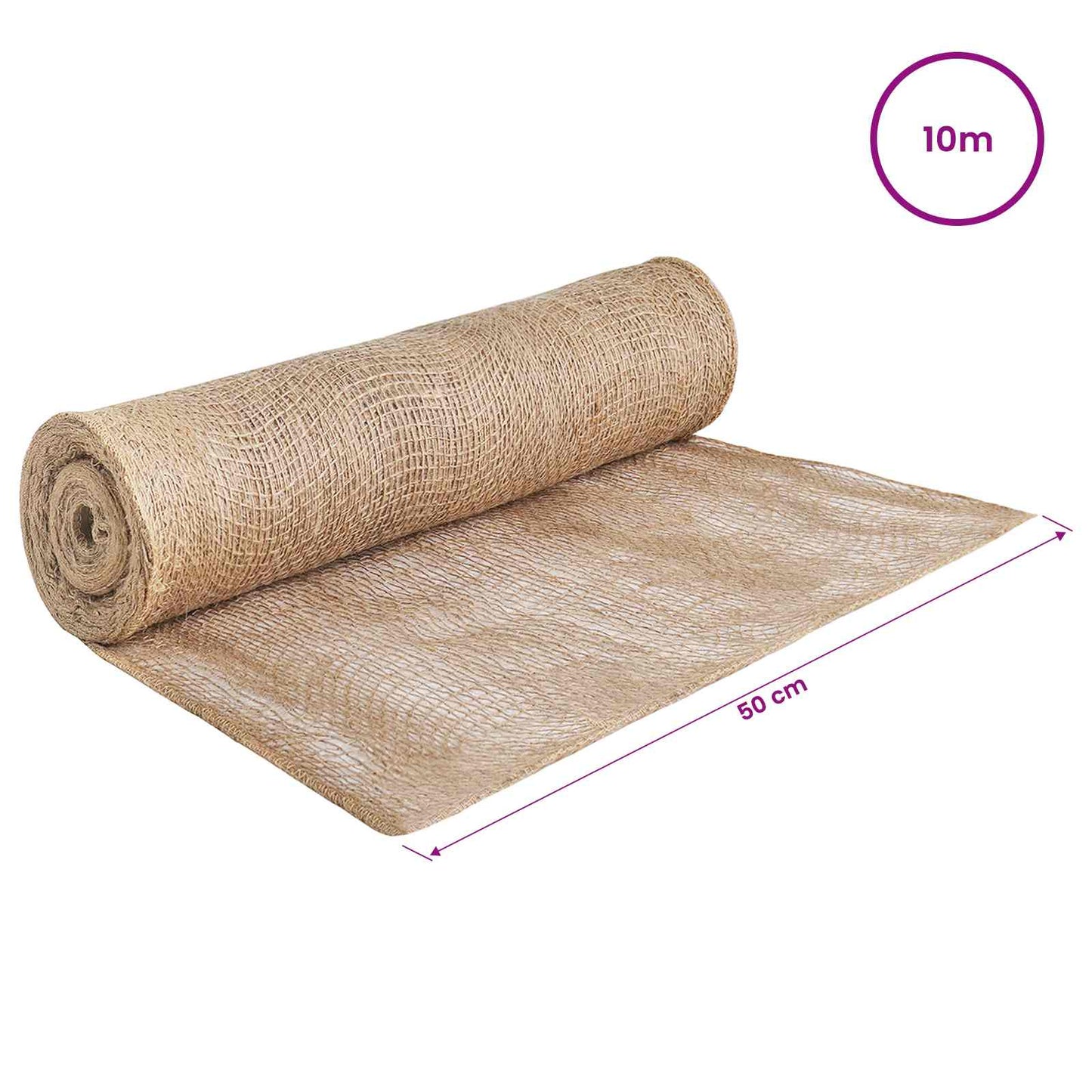 Jute Rulle 50 x 1000 cm